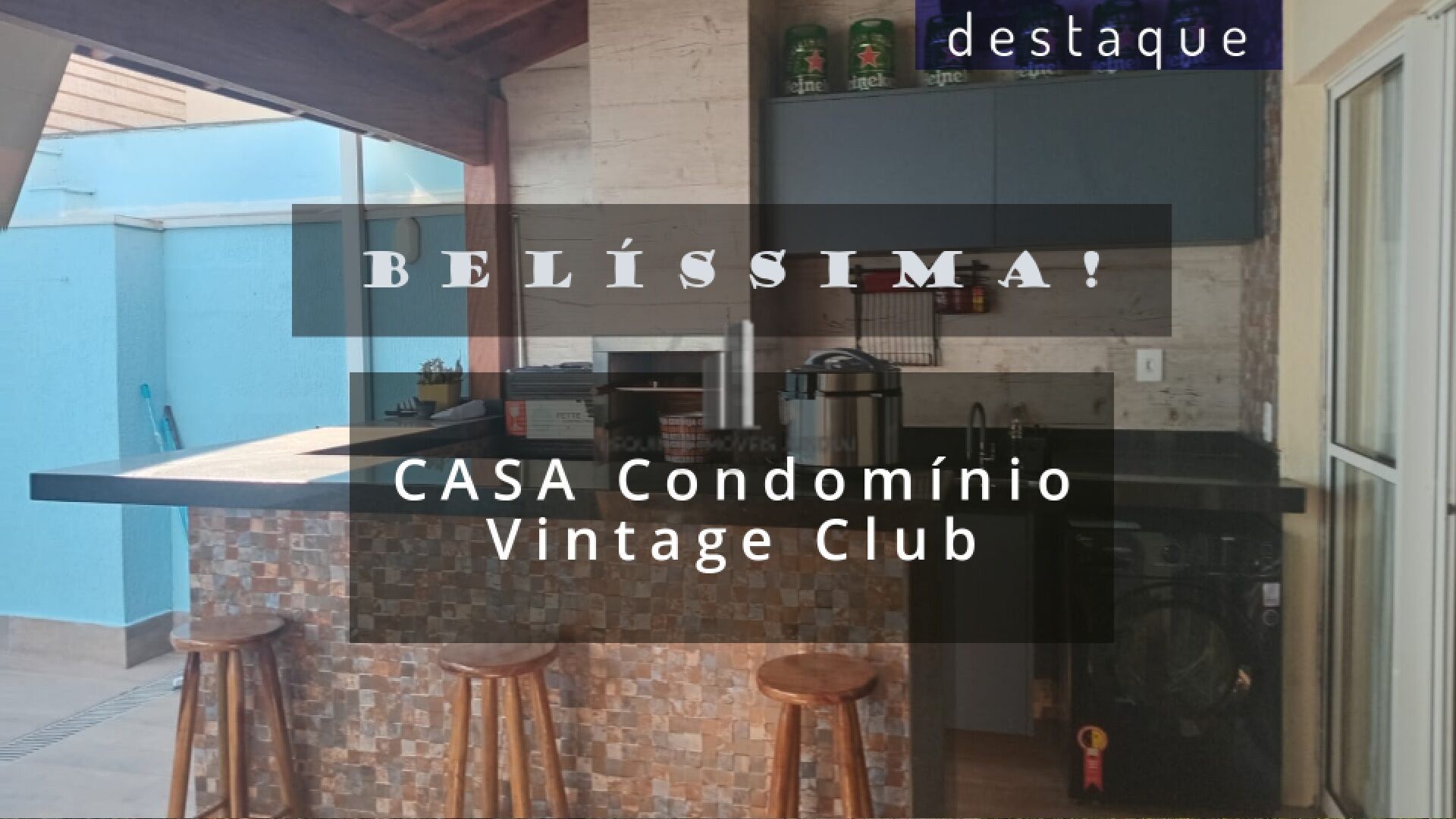 Casa de Condomínio, 3 quartos - Foto 1