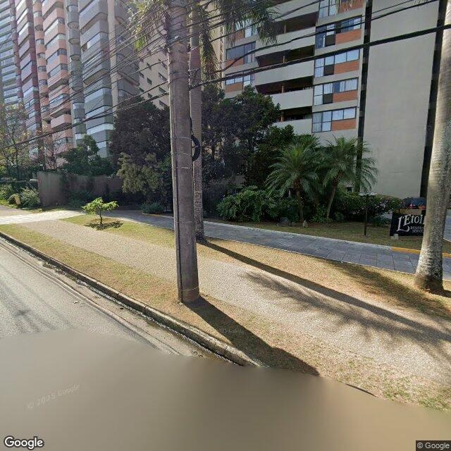 Imagem estática do "Street View" da localização