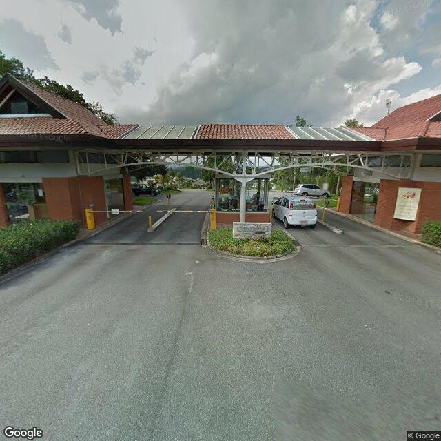 Imagem estática do "Street View" da localização