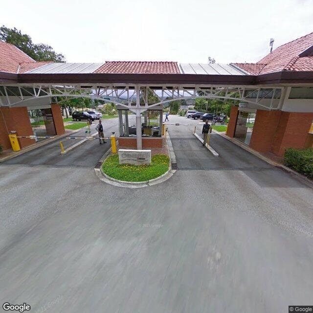 Imagem estática do "Street View" da localização