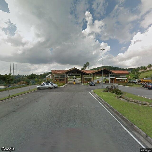 Imagem estática do "Street View" da localização