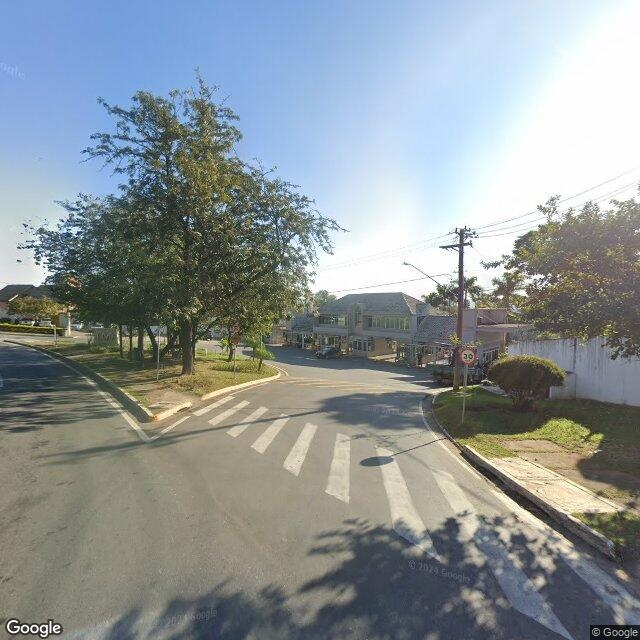 Imagem estática do "Street View" da localização