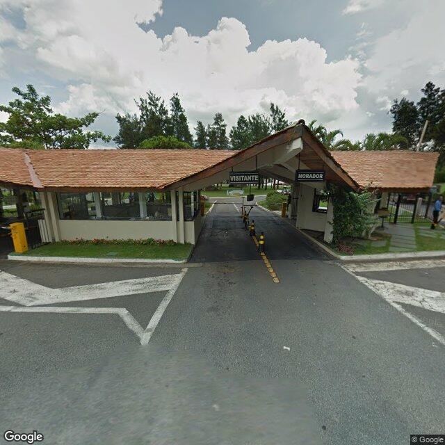 Imagem estática do "Street View" da localização