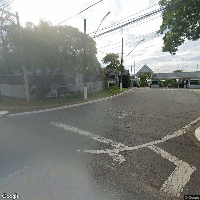 Imagem estática do "Street View" da localização