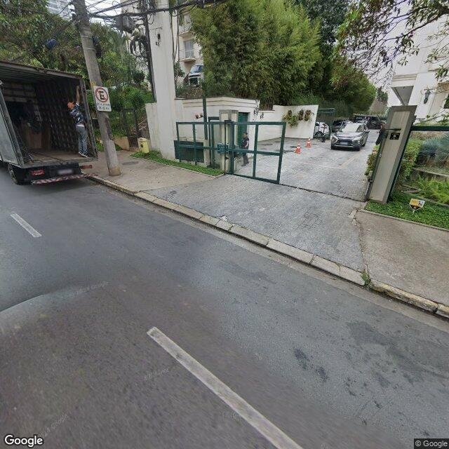 Imagem estática do "Street View" da localização