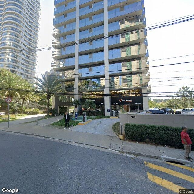 Imagem estática do "Street View" da localização