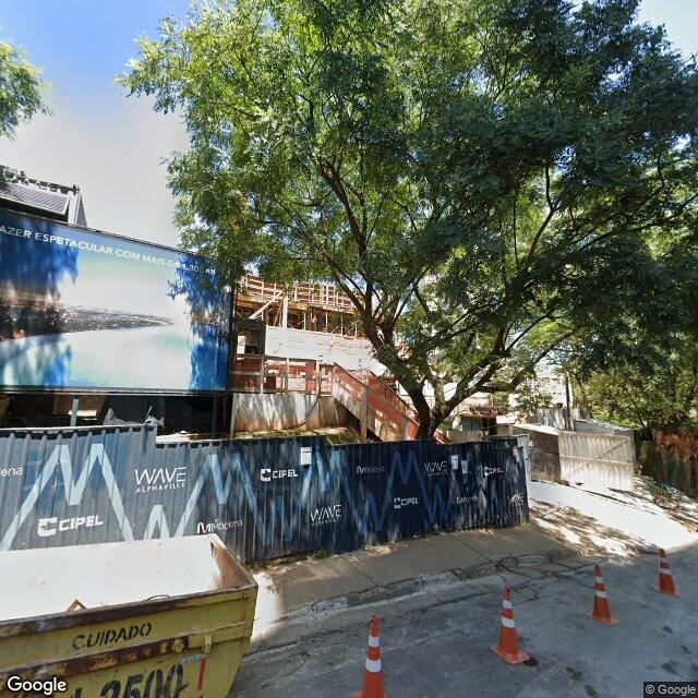 Imagem estática do "Street View" da localização