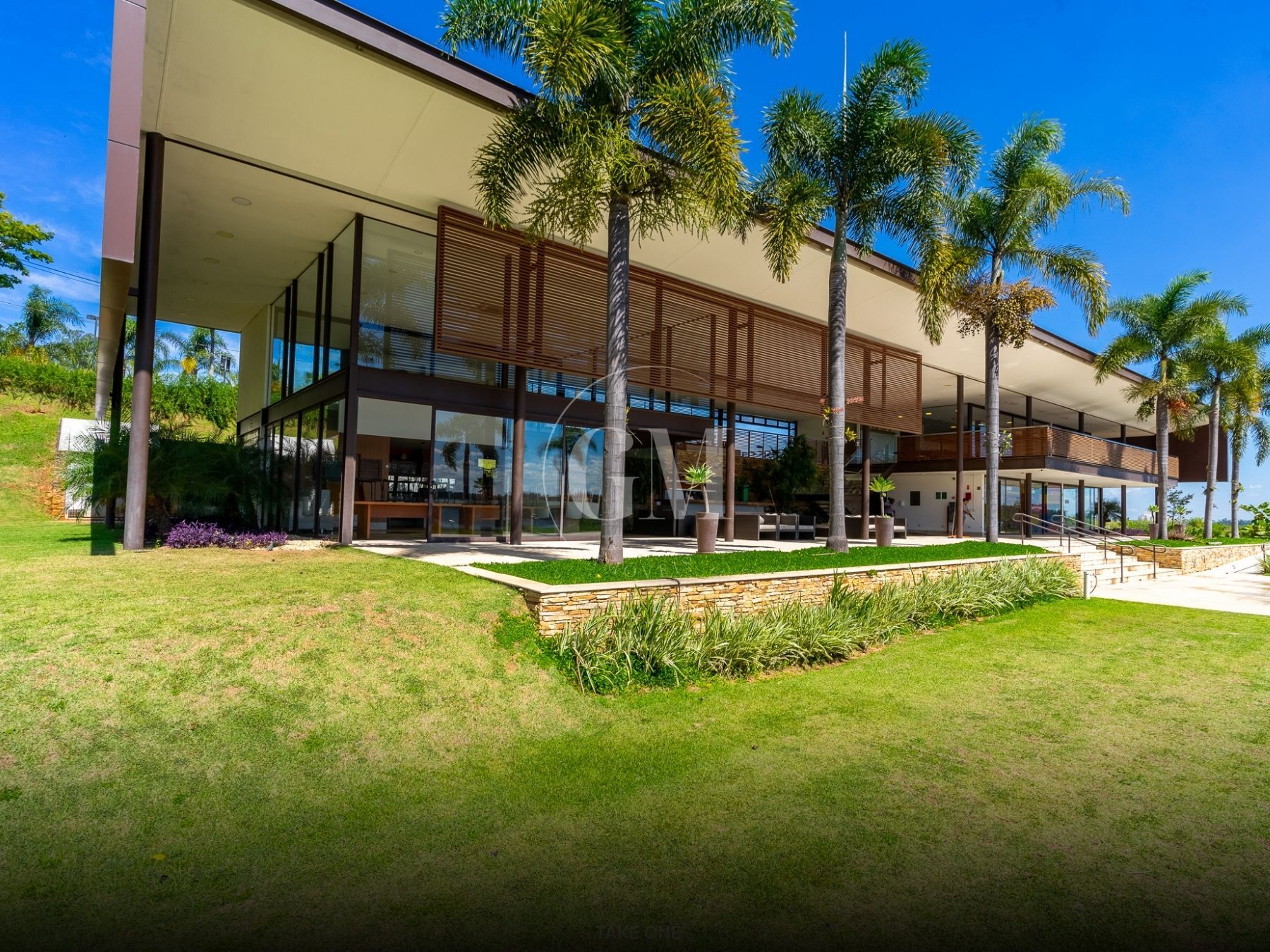 Área verde no Bosque do Horto