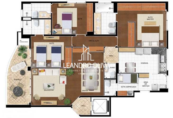 Apartamento, 3 quartos, 140 m² - Foto 44