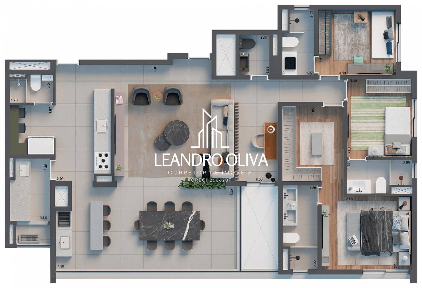 Apartamento, 3 quartos, 106 m² - Foto 44