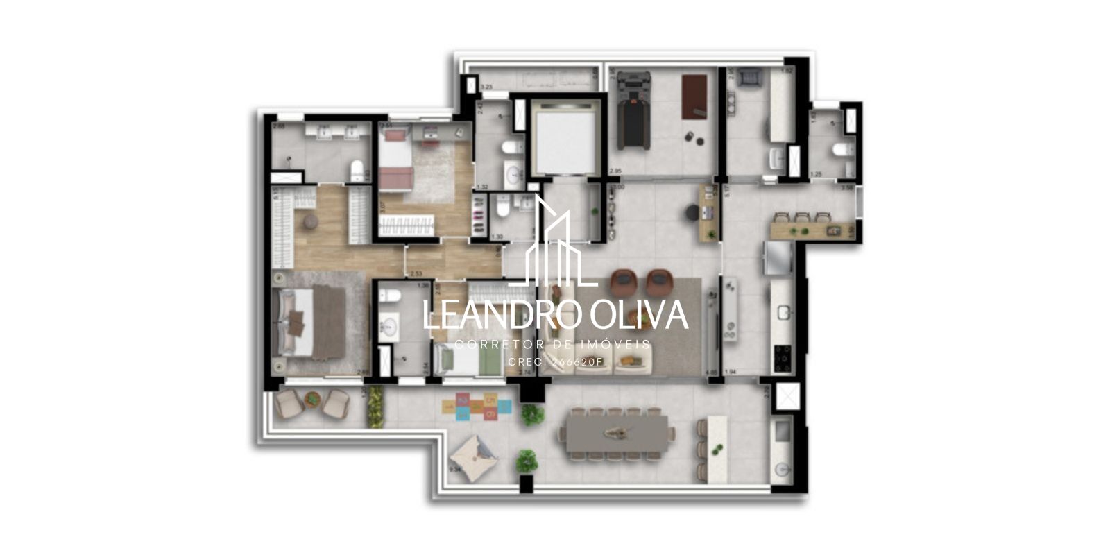 Apartamento, 3 quartos, 159 m² - Foto 23