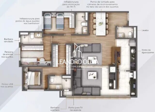 Apartamento, 3 quartos, 119 m² - Foto 26