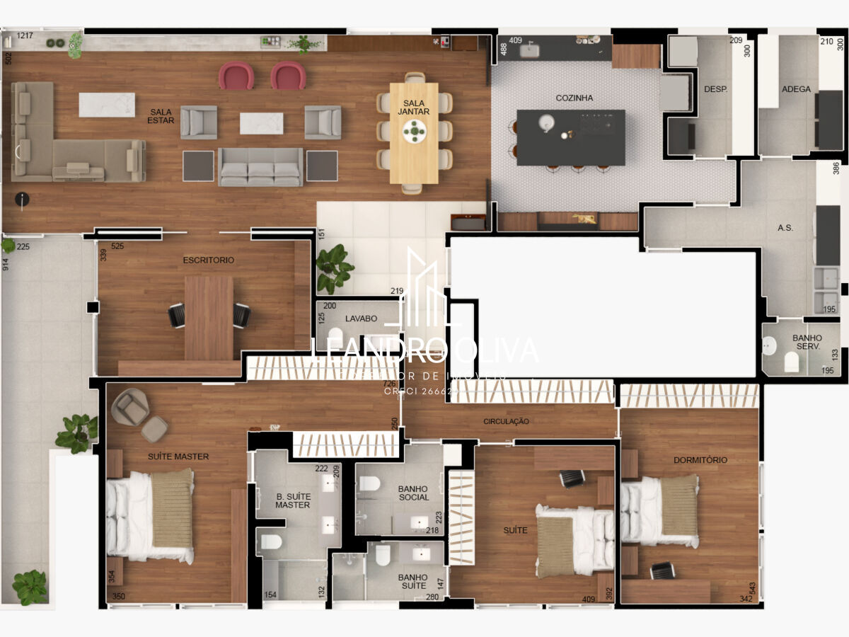 Apartamento, 3 quartos, 270 m² - Foto 45