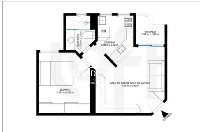 Apartamento, 1 quarto, 38 m² - Foto 20
