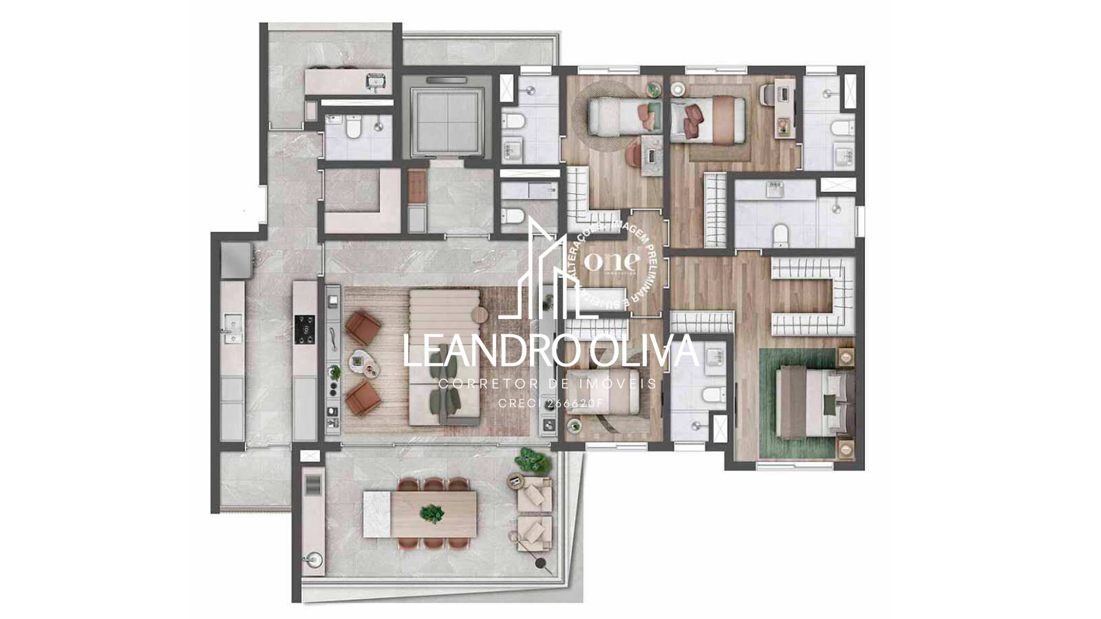 Apartamento, 4 quartos, 189 m² - Foto 12