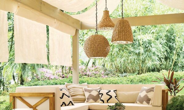 Esqueça o lustre de cristal na decoração da casa de praia