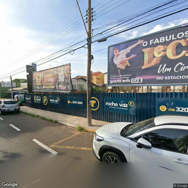 Imagem estática do "Street View" da localização