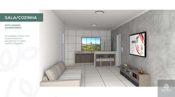 Apartamento à venda com 2 quartos, 51m² - Foto 3