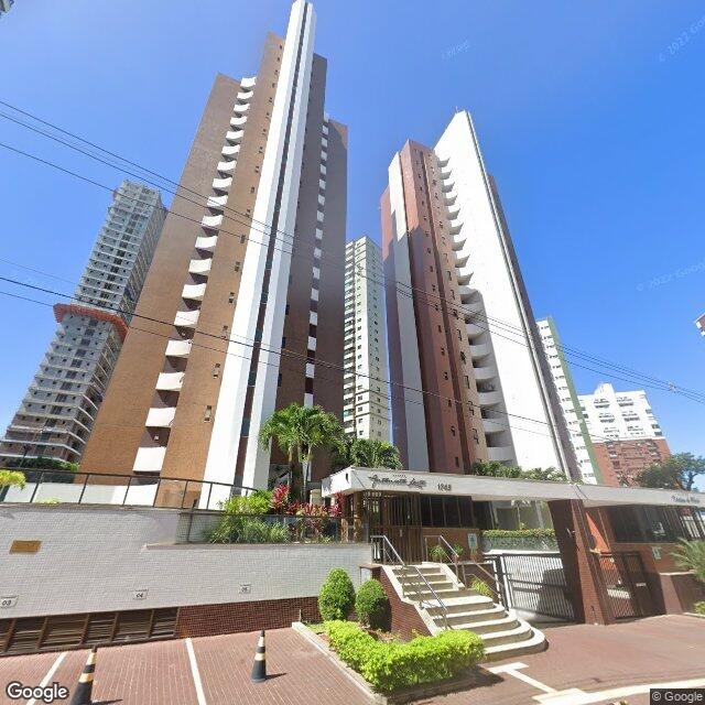 Imagem estática do "Street View" da localização