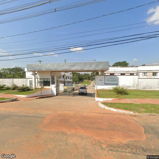 Imagem estática do "Street View" da localização