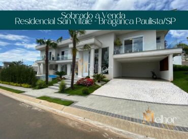 Sobrado à Venda Residencial San Vitale - Bragança Paulista/SP