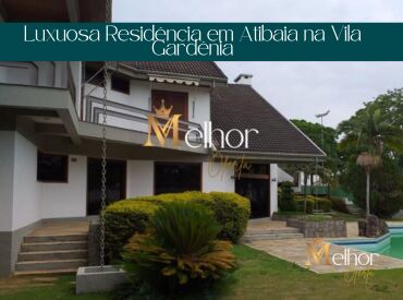 Luxuosa Residência em Atibaia na Vila Gardênia