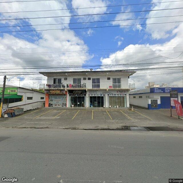 Imagem estática do "Street View" da localização