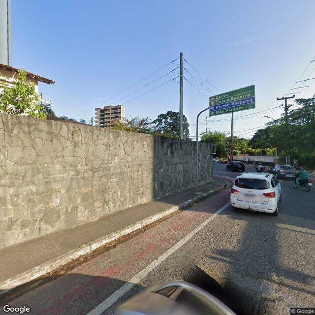 Imagem estática do "Street View" da localização