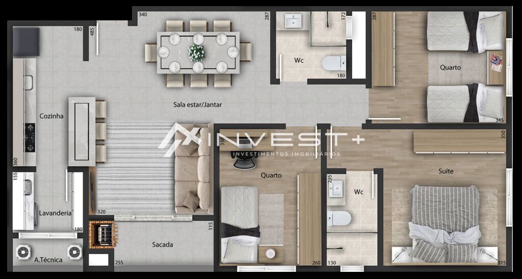 Apartamento, 2 quartos, 90 m² - Foto 23