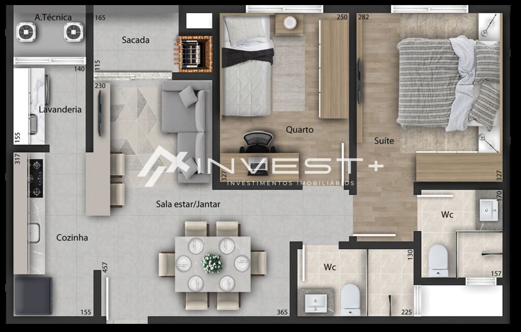 Apartamento, 2 quartos, 60 m² - Foto 12