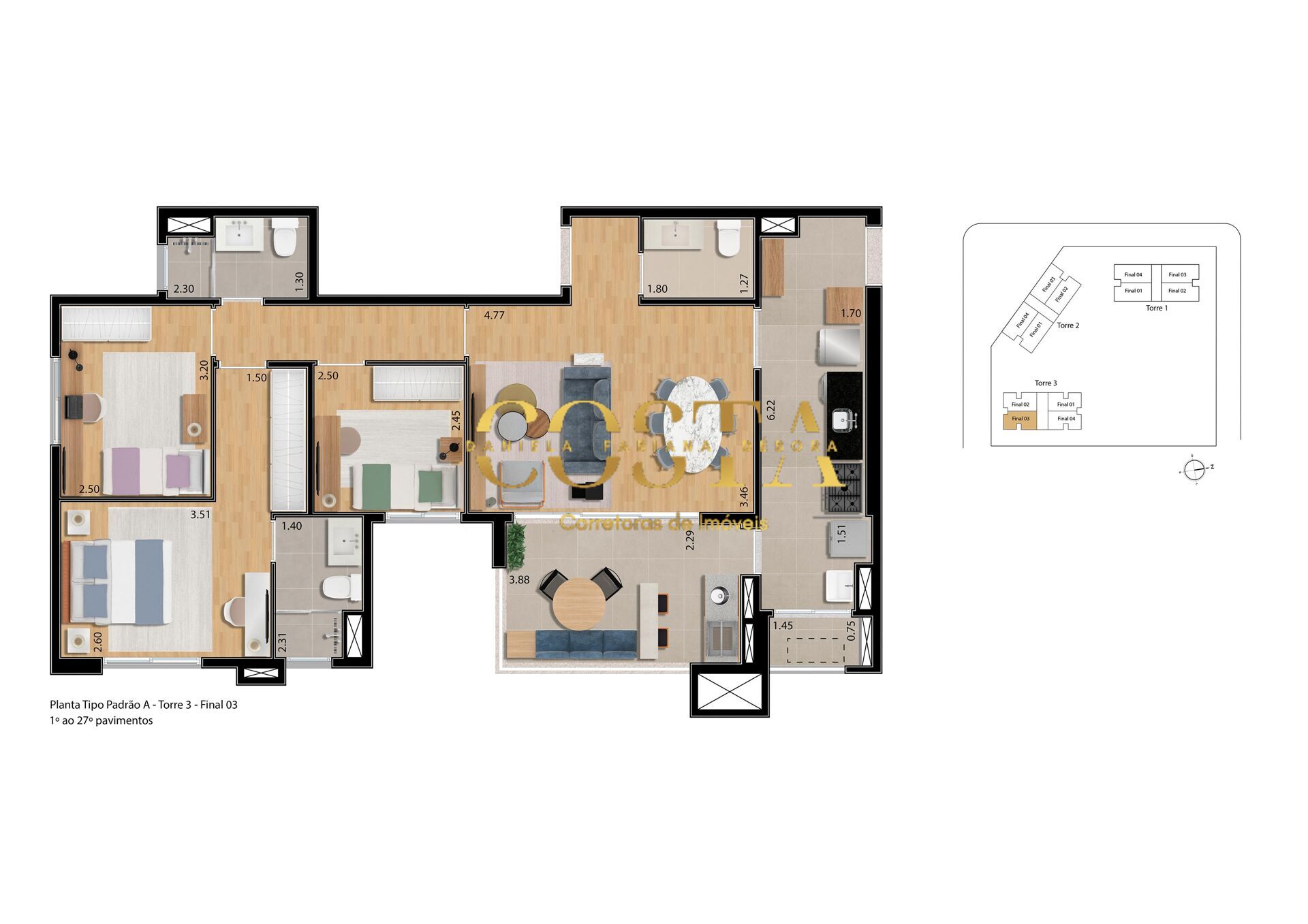 Apartamento à venda com 2 quartos, 116m² - Foto 29