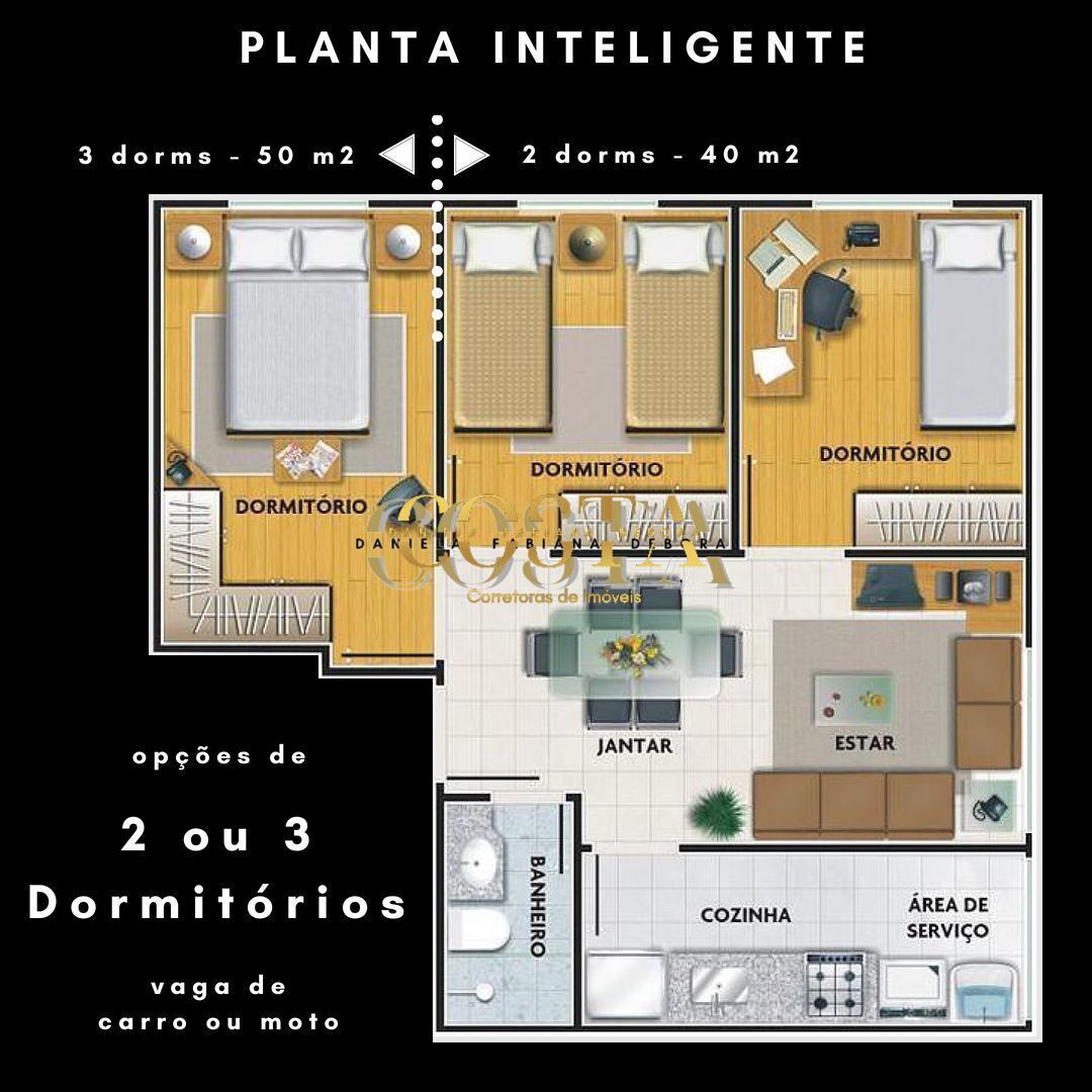 Apartamento à venda com 3 quartos, 50m² - Foto 22