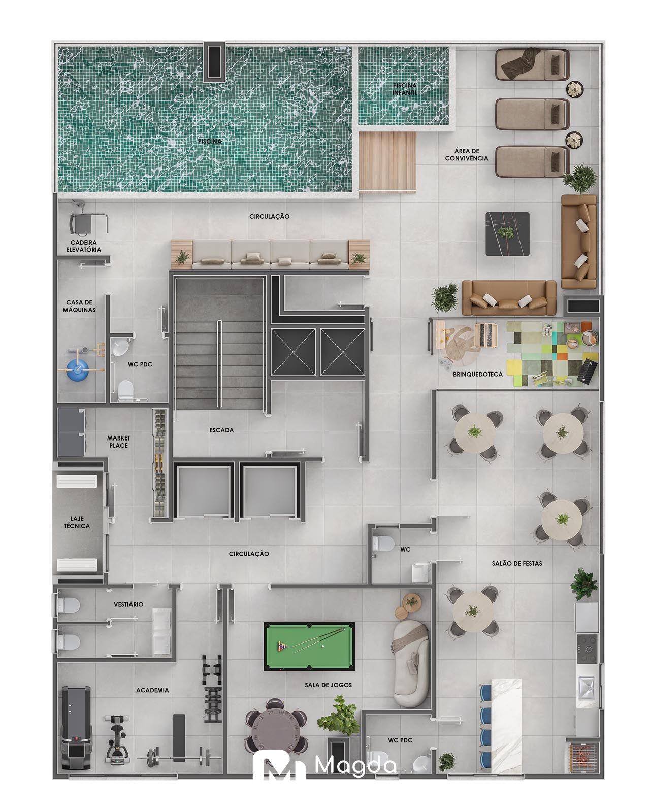 Easy Studio, com 1 quarto, 40 a 60 m- Centro - Balneário Piçarras/SC — foto 3