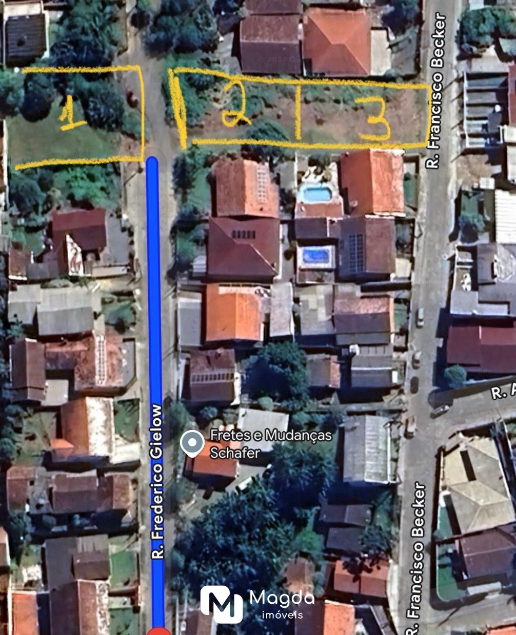 Lote/Terreno de 607m² no bairro Velha Central, em Blumenau | Eu Corretor