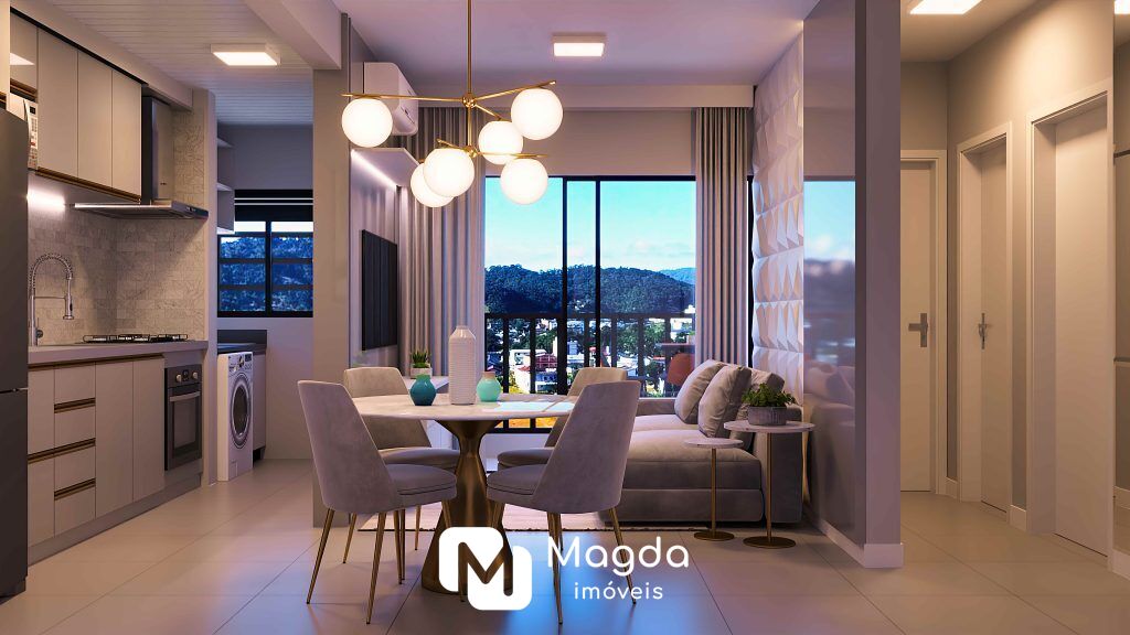 Apartamento de 2 quartos, 54m² no bairro Coloninha, em Gaspar | Eu Corretor