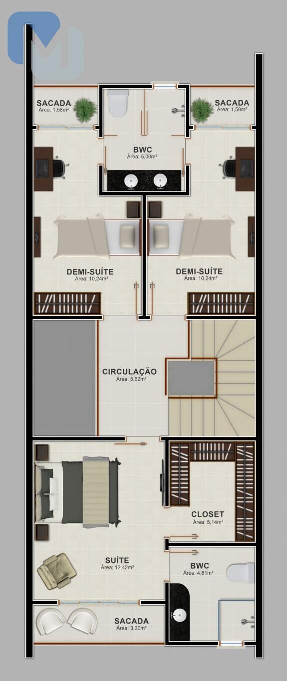 Casa de 3 quartos, 200m² no bairro Água Verde, em Blumenau | Eu Corretor