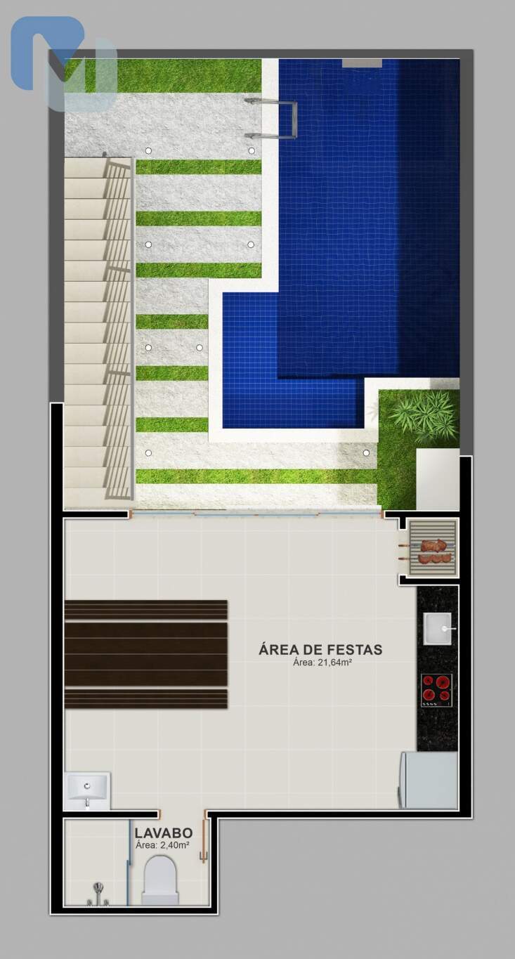Casa de 3 quartos, 200m² no bairro Água Verde, em Blumenau | Eu Corretor
