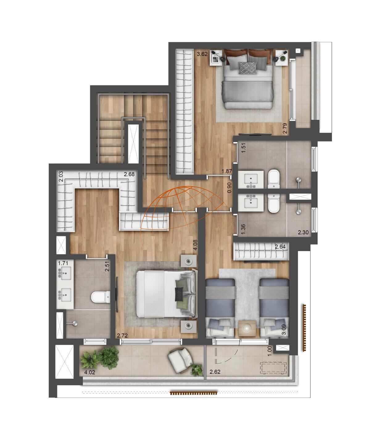 Apartamento, 3 quartos, 147 m² - Foto 42