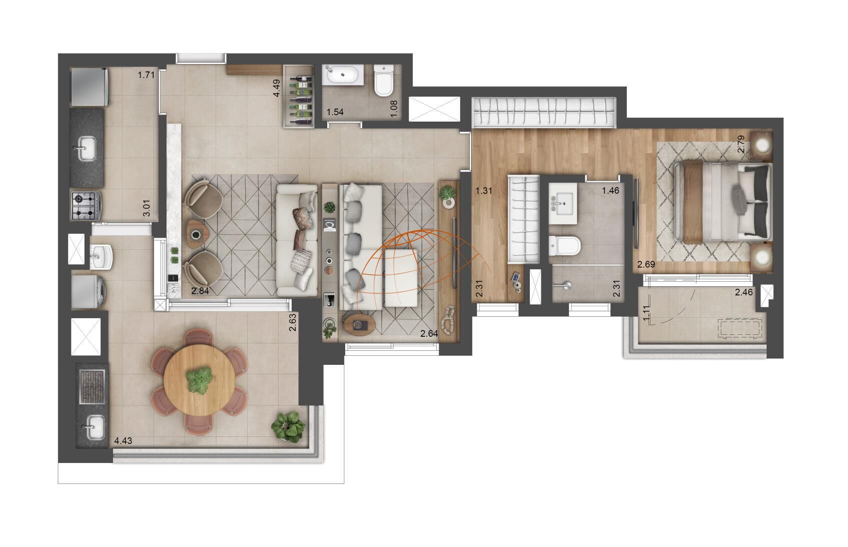 Apartamento, 3 quartos, 147 m² - Foto 36