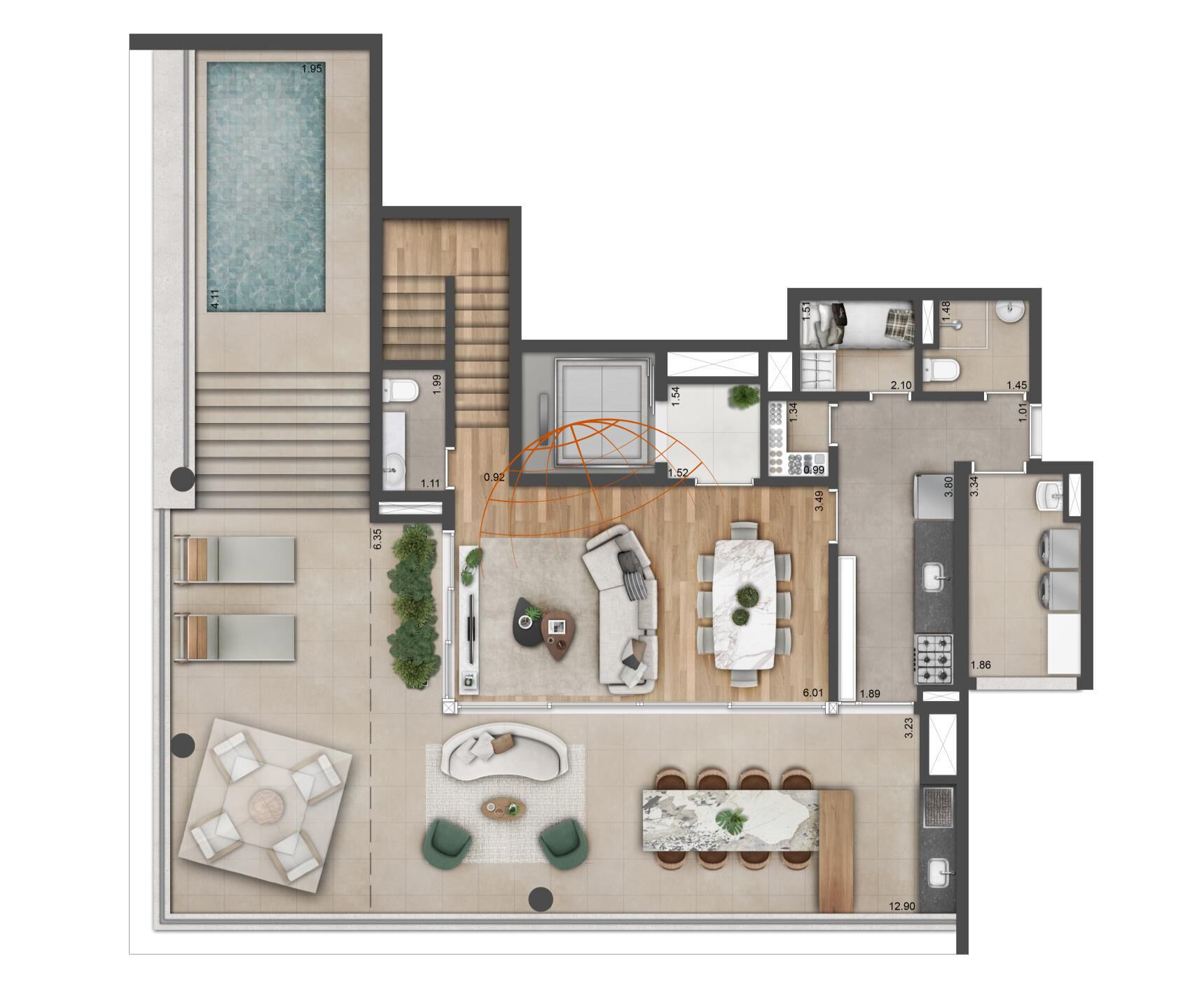 Apartamento, 3 quartos, 147 m² - Foto 37
