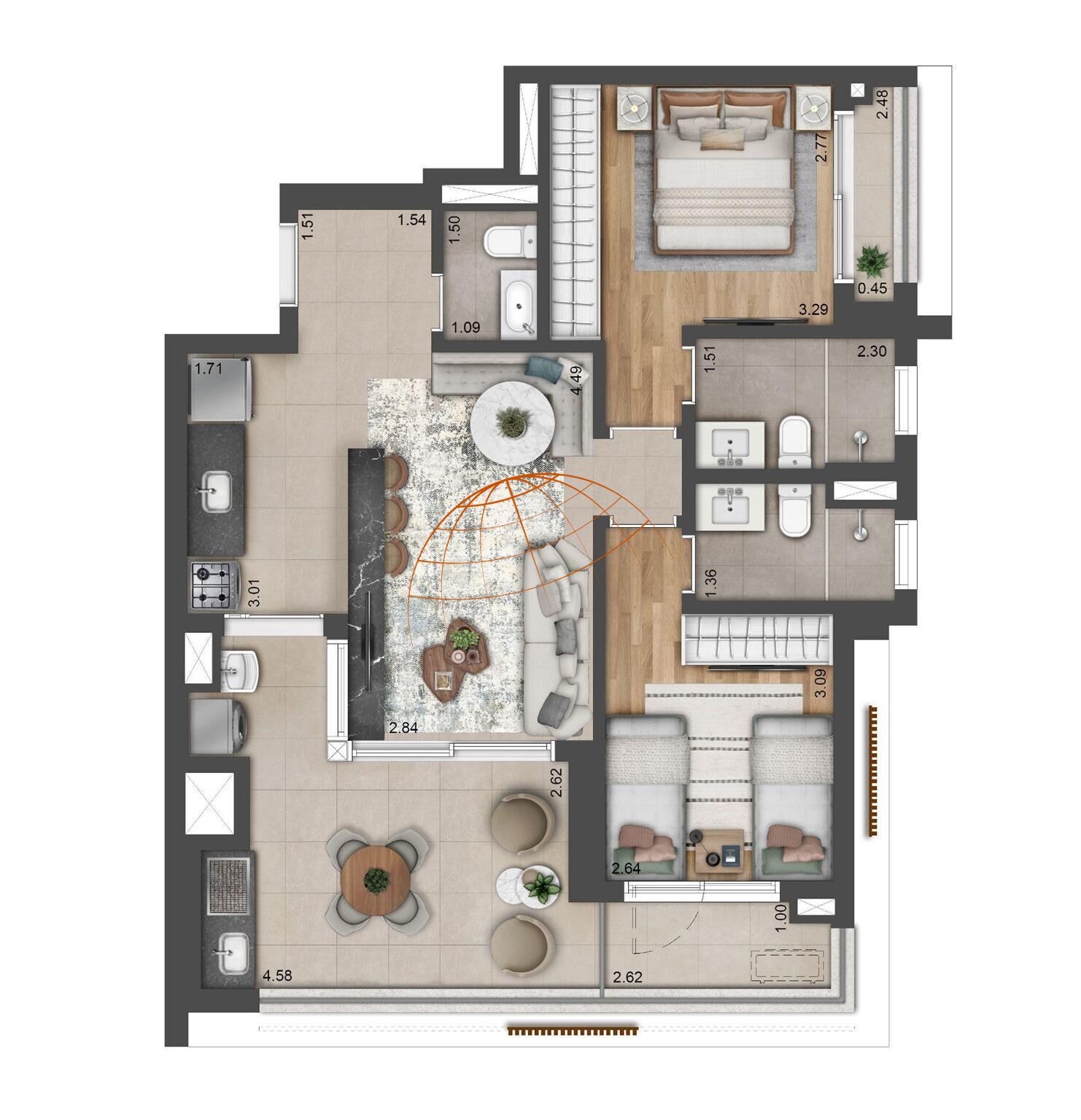 Apartamento, 3 quartos, 147 m² - Foto 33