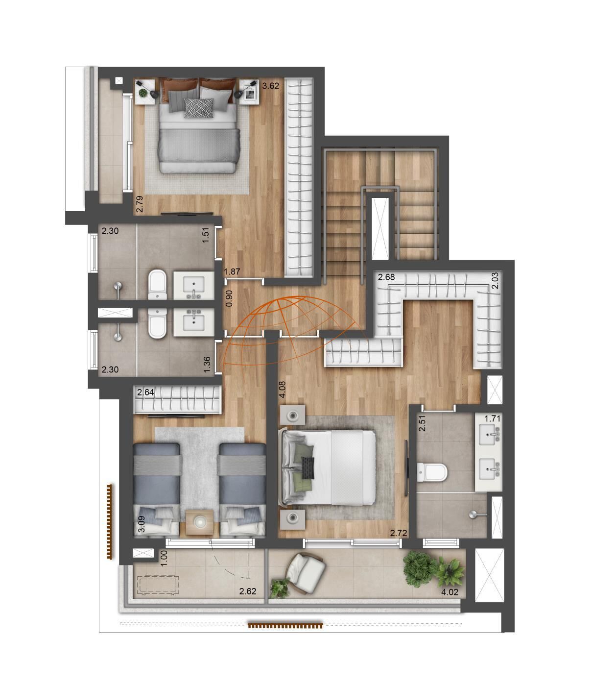 Apartamento, 3 quartos, 147 m² - Foto 40