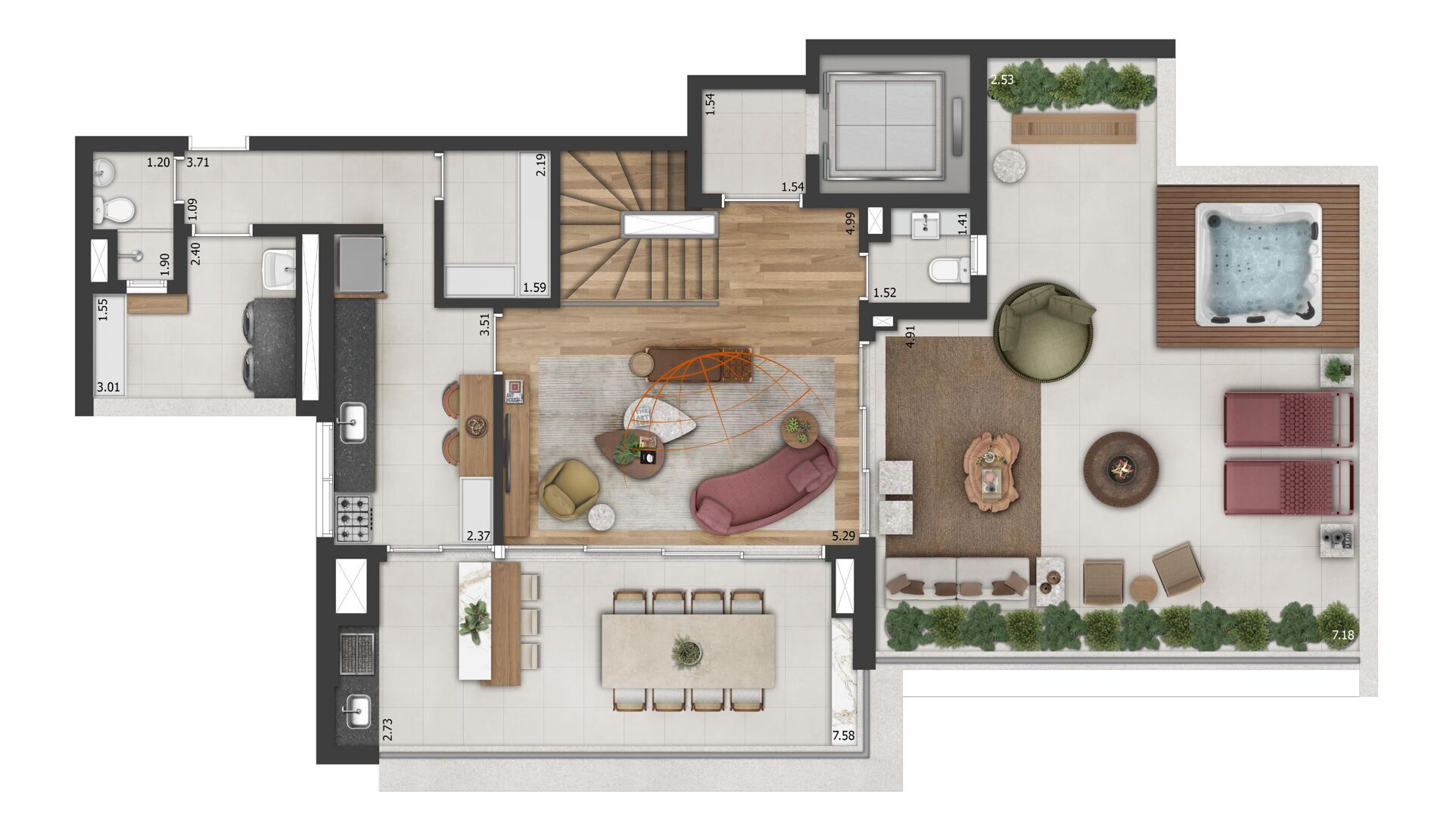 Apartamento, 3 quartos, 150 m² - Foto 35