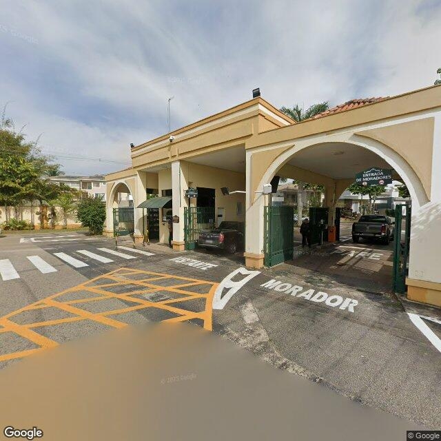 Imagem estática do "Street View" da localização