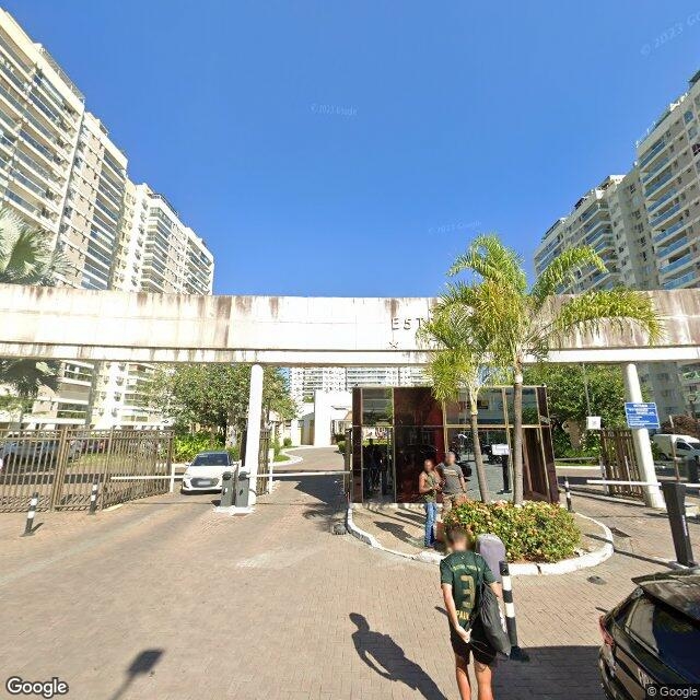 Imagem estática do "Street View" da localização