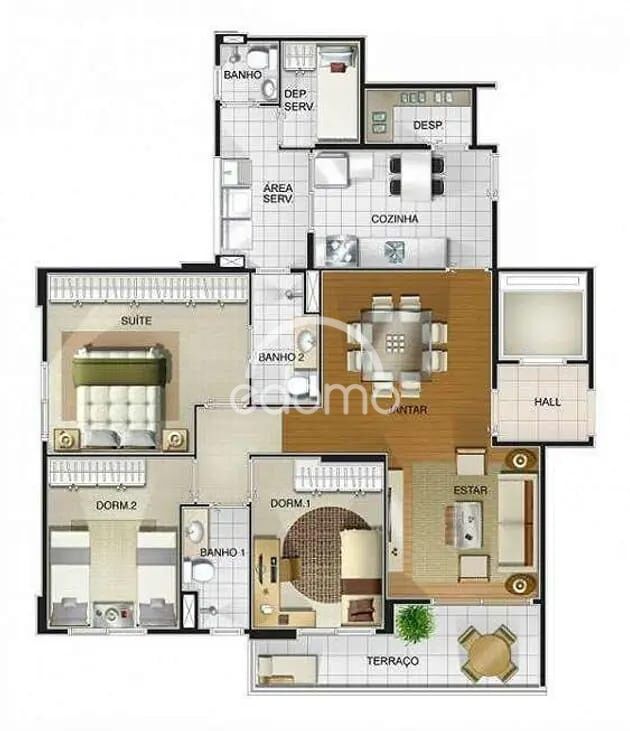 Apartamento, 2 quartos, 102 m² - Foto 16