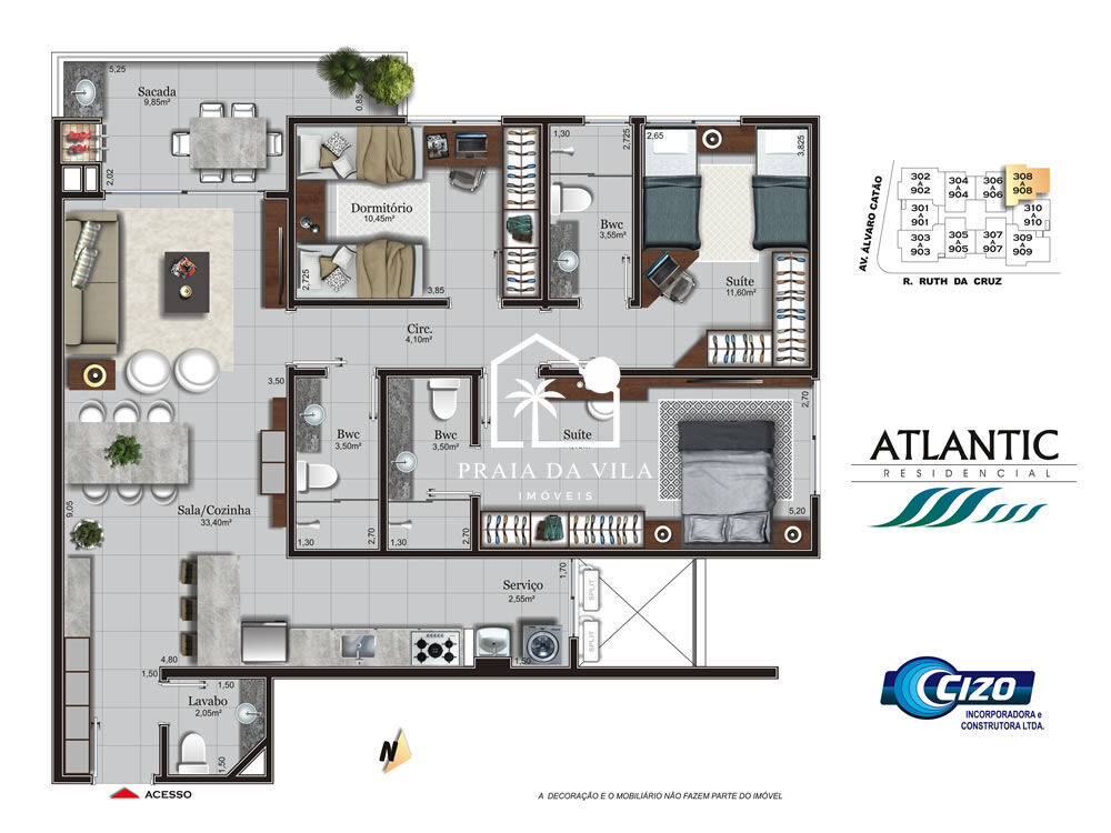 Apartamento, 3 quartos, 109 m² - Foto 21