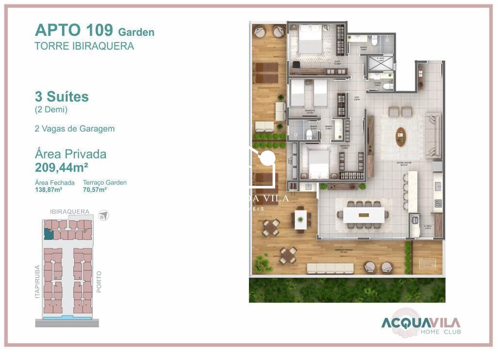 Apartamento, 3 quartos, 209 m² - Foto 12