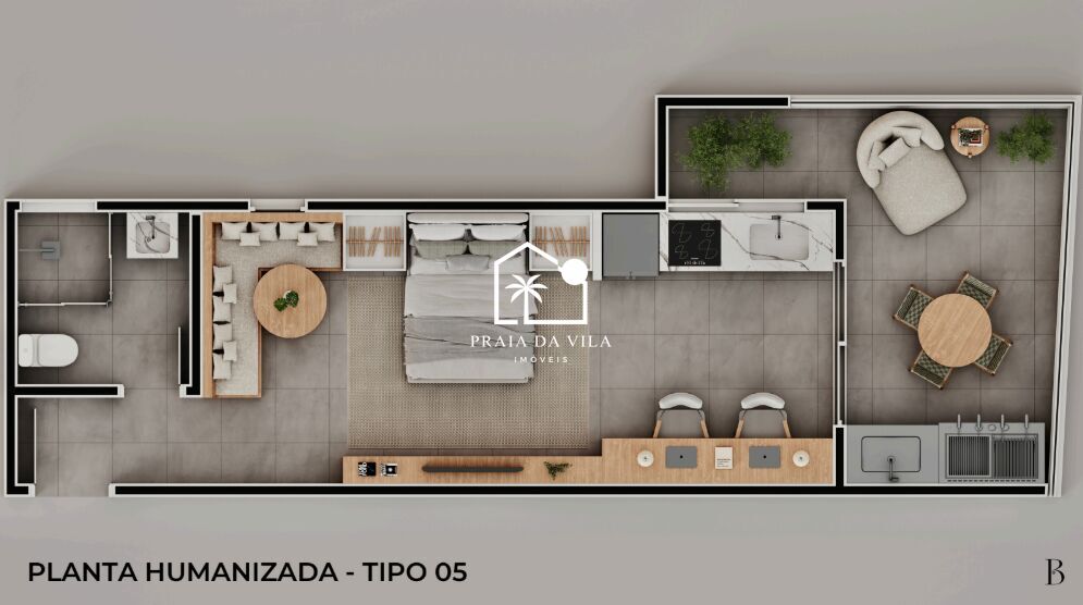 Apartamento, 1 quarto, 32 m² - Foto 11
