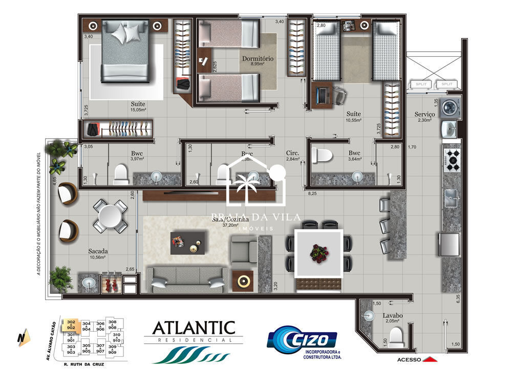 Apartamento, 3 quartos, 109 m² - Foto 14